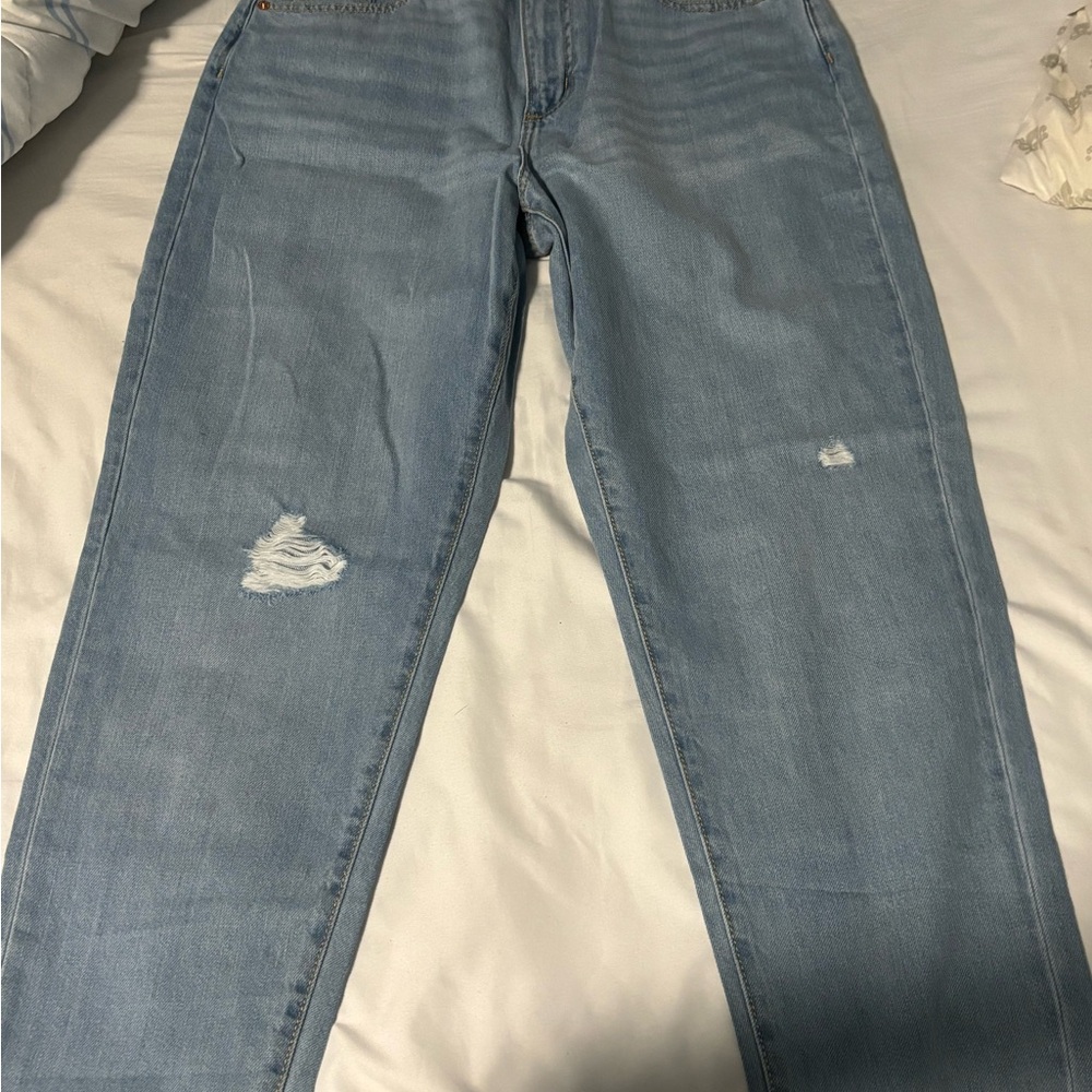Light Blue Boyfriend Jeans